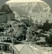 A Sublime Spectacle - Across the Canyon from El Tovar on South Rim, Grand Canyon Nat. Park c1930s Creator: Unknown
