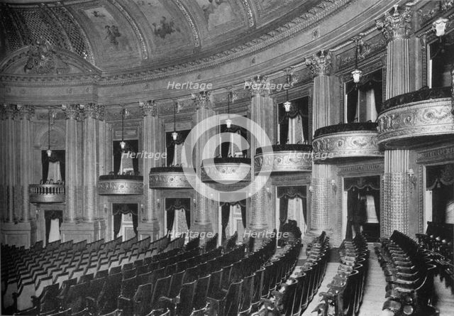 A successful and unusual treatment of boxes, Al Ringling Theatre, Baraboo, Wisconsin, 1925. Artist: Unknown.