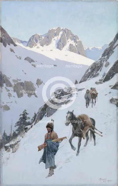 A Successful Hunt, 1906. Creator: Henry François Farny.