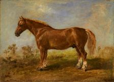 A Suffolk Carthorse, early 19th century?. Creator: James Ward