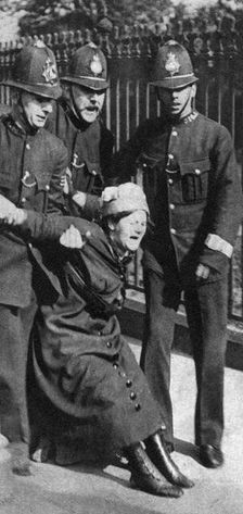 A suffragette being arrested, c1910s (1935)