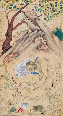 A Sufi in Ecstasy in a Landscape, between c1650 and c1660. Creator: Unknown