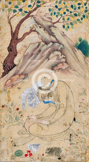 A Sufi in Ecstasy in a Landscape, between c1650 and c1660. Creator: Unknown.