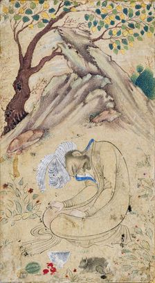 A Sufi in Ecstasy in a Landscape, between c1650 and c1660. Creator: Unknown