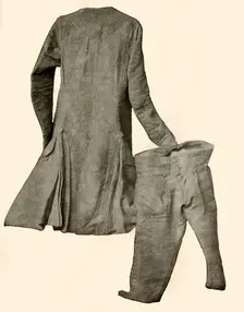 A suit of velvet, worn by Robert Livingston of Clermont Manor, New York c1740, (1937). Creator: Unknown