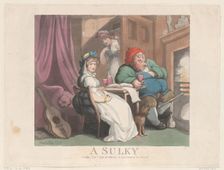 A Sulky, June 26, 1800., June 26, 1800. Creator: Thomas Rowlandson