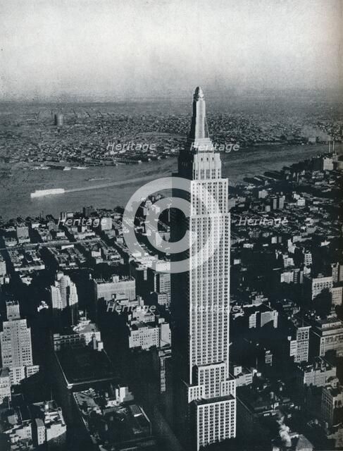 'A superb photograph of the World's tallest building, the Empire State, New York City', c1940. Artist: Sherman Mills Fairchild.