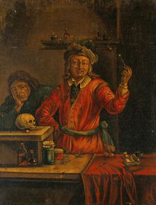 A surgeon who has extracted a tooth, c1680s. Creator: Teniers, David, 1610-1690 (After)