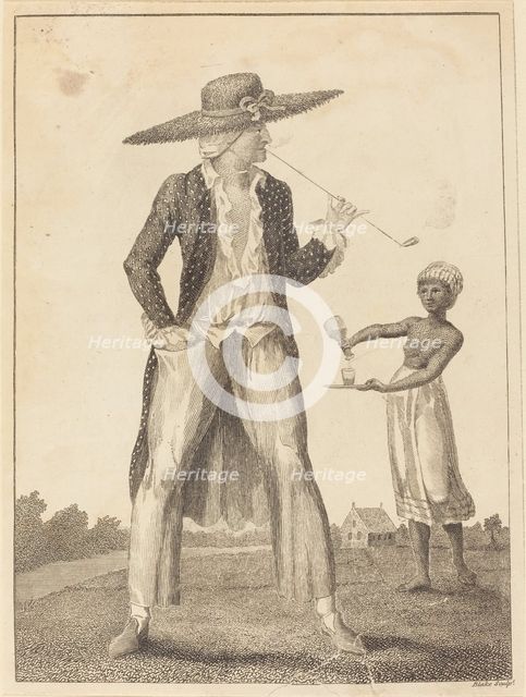 A Surinam Planter in his Morning Dress, 1793. Creator: William Blake.