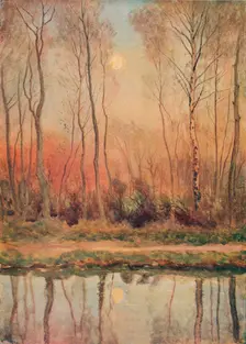 A Surrey Canal, Evening c1893. Artist: William Eyre Walker