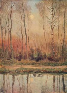 A Surrey Canal, Evening c1893. Artist: William Eyre Walker