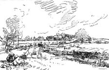 A Sussex Pastoral by Mark Fisher.:...Institute of Painters in Oil Colours, 1883. Creator: Unknown