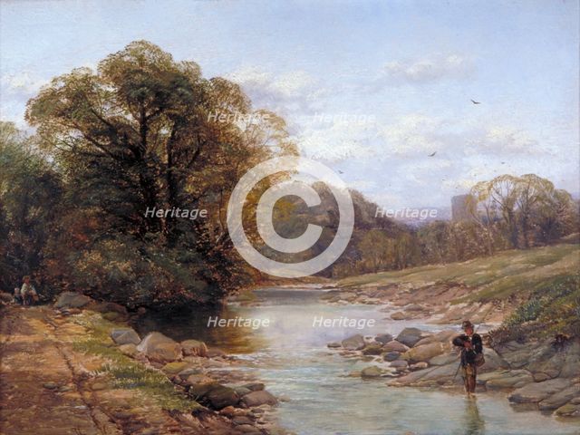 'A Sylvan Stream', 19th century. Artist: Thomas Creswick