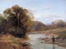 A Sylvan Stream 19th century. Artist: Thomas Creswick