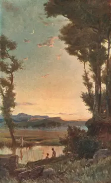 A Sylvan Stream late 19th century, (c1902). Creator: Unknown