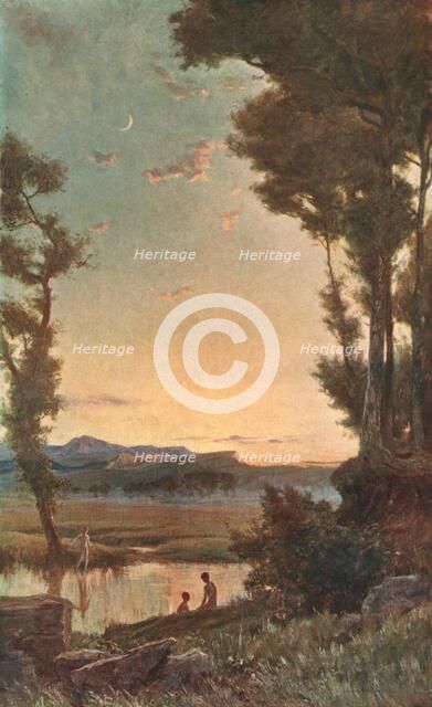 'A Sylvan Stream', late 19th century, (c1902).  Creator: Unknown.