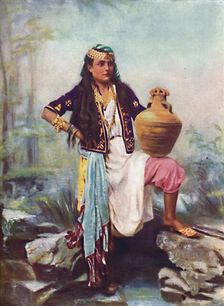 A Syrian girl at a spring, 1902