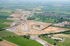 A14 Cambridge to Huntingdon road improvement scheme, Brampton, Cambridgeshire, 2018. Creator: Historic England