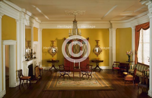 A14: Pennsylvania Drawing Room, 1834-36, United States, c. 1940. Creator: Narcissa Niblack Thorne.