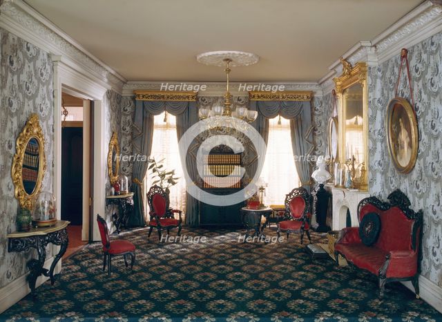 A15: New York Parlor, 1850-70, United States, c. 1940. Creator: Narcissa Niblack Thorne.