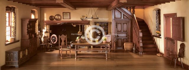 A17: Pennsylvania Kitchen, 1752, United States, c. 1940. Creator: Narcissa Niblack Thorne.
