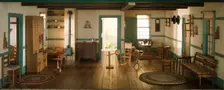 A18: Shaker Living Room, c. 1800, United States, c. 1940. Creator: Narcissa Niblack Thorne