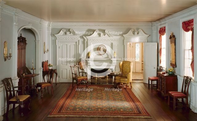 A11: Rhode Island Parlor, c. 1820, United States, c. 1940. Creator: Narcissa Niblack Thorne.