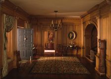 A24: Virginia Entrance Hall, 1751-55, United States, c. 1940. Creator: Narcissa Niblack Thorne