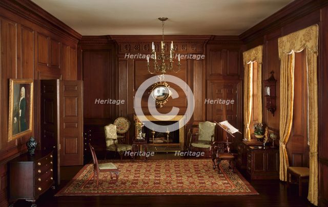 A25: Virginia Drawing Room, 1755, United States, c. 1940. Creator: Narcissa Niblack Thorne.
