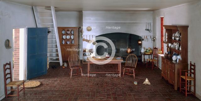 A27: Virginia Kitchen, 18th Century, United States, c. 1940. Creator: Narcissa Niblack Thorne.