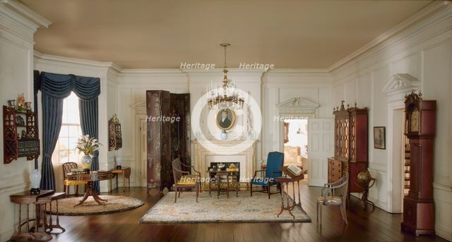 A28: South Carolina Drawing Room, 1775-1800, United States, c. 1940. Creator: Narcissa Niblack Thorne.