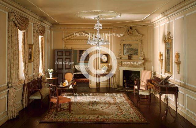 A21: Virginia Parlor, 1758-87, United States, c. 1940. Creator: Narcissa Niblack Thorne.