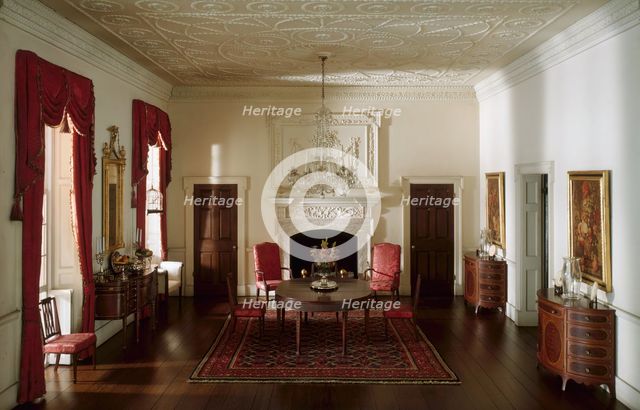 A22: Virginia Dining Room, c. 1752, United States, c. 1940. Creator: Narcissa Niblack Thorne.