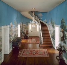 A31: Tennessee Entrance Hall, 1835, United States, c. 1940. Creator: Narcissa Niblack Thorne