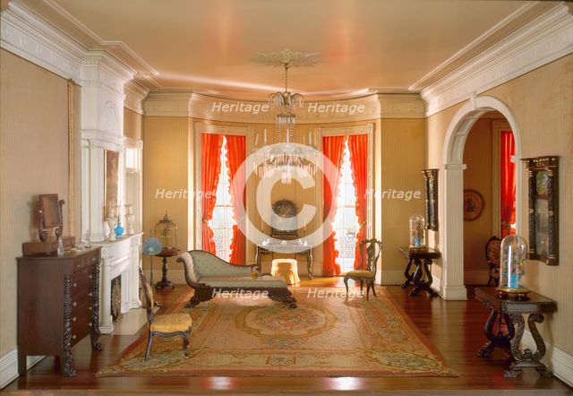 A32: Louisiana Bedroom, 1800-50, United States, c. 1940. Creator: Narcissa Niblack Thorne.