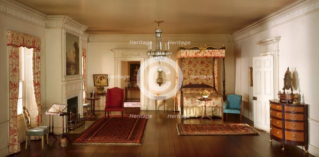A8: Massachusetts Bedroom, c. 1801, United States, c. 1940. Creator: Narcissa Niblack Thorne.