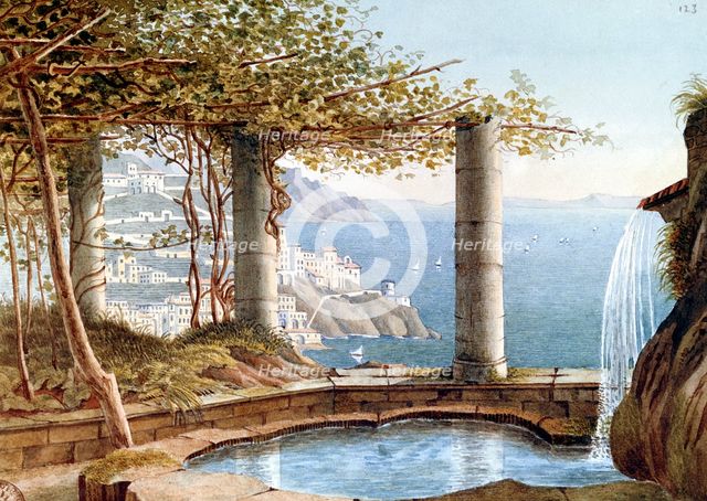 'Am Amalfi Mai', 1831, by the German classical composer Felix Mendelssohn.  Artist: Felix Mendelssohn