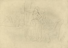 Am Fenster mid-late 19th century, (c1924). Creator: Carl Spitzweg