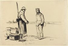 - Am Rhein? - Ya., c. 1914/1919. Creator: Jean Louis Forain