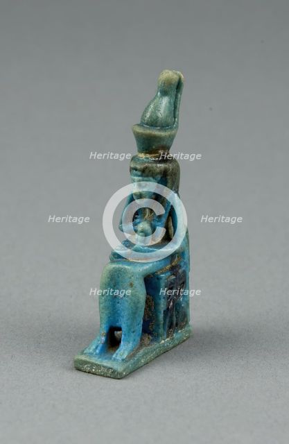 Amulet of Mut with Khonsu, Egypt, Third Intermediate Period-Late Period (about 1070-332 BCE). Creator: Unknown.