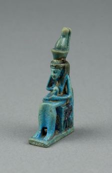 Amulet of Mut with Khonsu, Egypt, Third Intermediate Period-Late Period (about 1070-332 BCE). Creator: Unknown