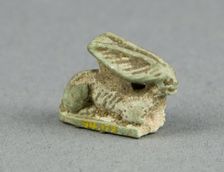 Amulet of a Cape Hare, Egypt, Late Period, Dynasties 26-31 (664-332 BCE). Creator: Unknown