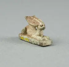 Amulet of a Cape Hare, Egypt, Late Period, Dynasties 26-31 (664-332 BCE). Creator: Unknown