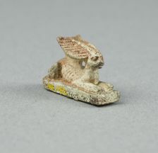 Amulet of a Cape Hare, Egypt, Late Period, Dynasties 26-31 (664-332 BCE). Creator: Unknown
