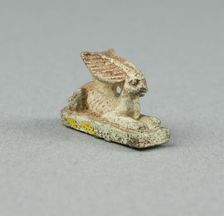Amulet of a Cape Hare, Egypt, Late Period, Dynasties 26-31 (664-332 BCE). Creator: Unknown