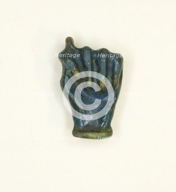 Amulet of a Clenched Fist, Egypt, Roman Period (30 BC-AD 395).. Creator: Unknown.