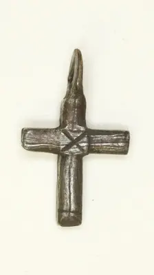 Amulet of a Cross, Byzantine Period (4th-7th centuries). Creator: Unknown
