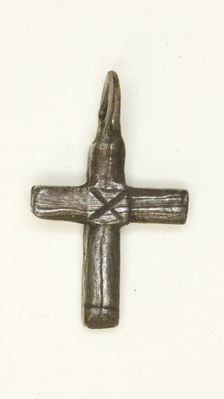 Amulet of a Cross, Byzantine Period (4th-7th centuries). Creator: Unknown