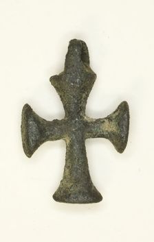 Amulet of a Cross, Byzantine Period (4th-6th century). Creator: Unknown