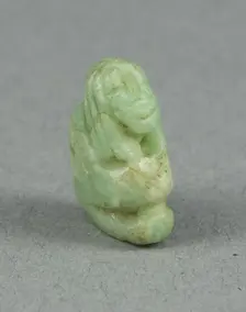 Amulet of a Crouched Female Sphinx, Egypt, Middle Kingdom, Dynasty 11-13 (about 2055-1650 BCE). Creator: Unknown